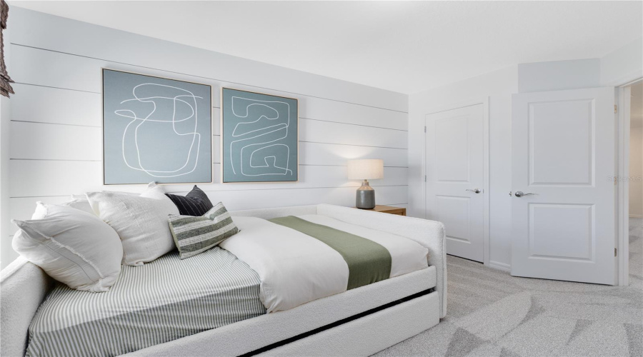 Model Home Design Only. Pictures and furnishings are for illustrative purposes only. Elevations, colors and options may vary. Furniture is for model home staging only.