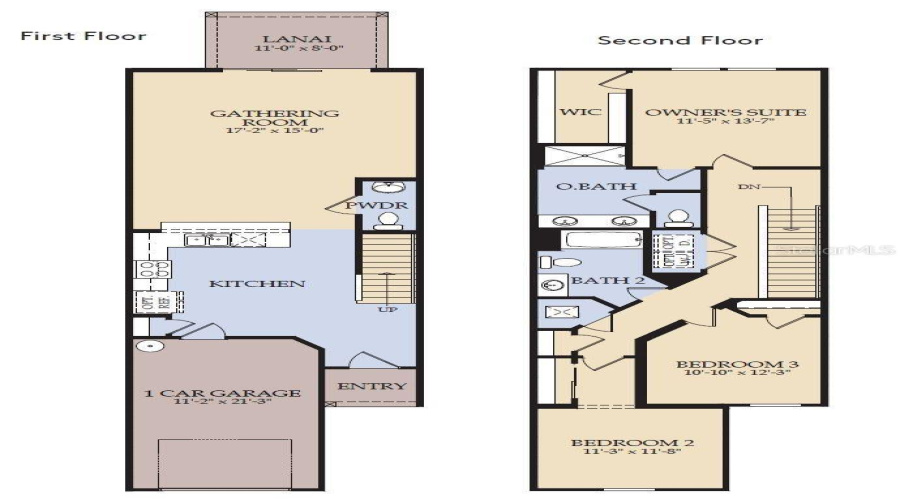 Floor Plan - Floor One Floor Plan - Floor Two