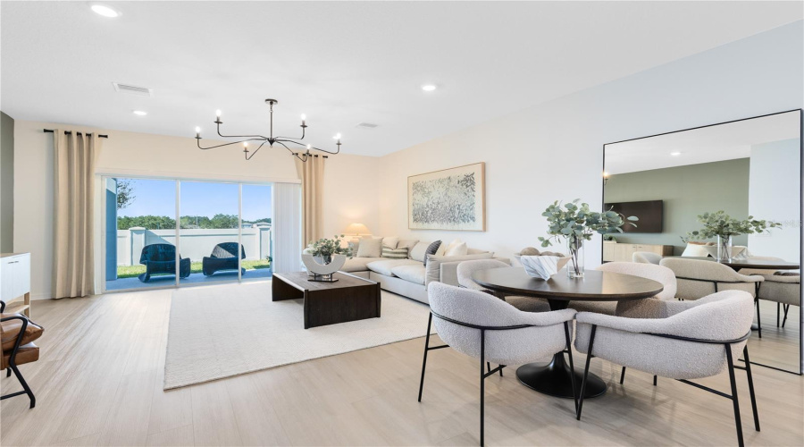 Model Home Design Only. Pictures and furnishings are for illustrative purposes only. Elevations, colors and options may vary. Furniture is for model home staging only.