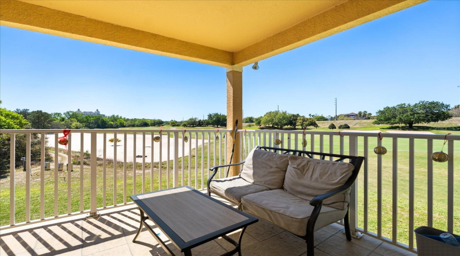 Private Balcony from master