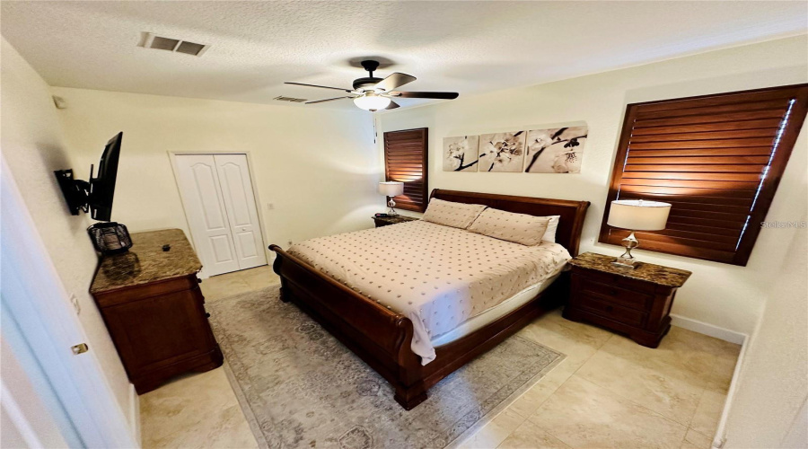 Master Bedroom with King Size Bed