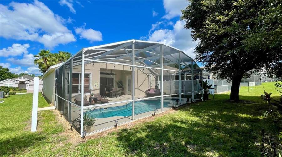 South Facing Heated Pool and Spa Overlooking the Golf Course