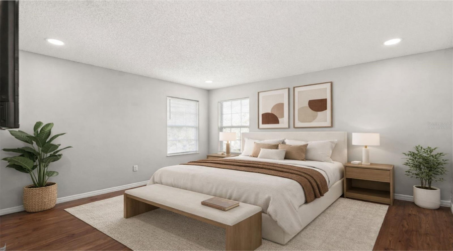 Bedroom 3 - Virtually Staged