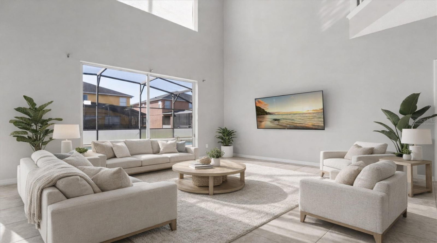Living Room - Virtually Staged