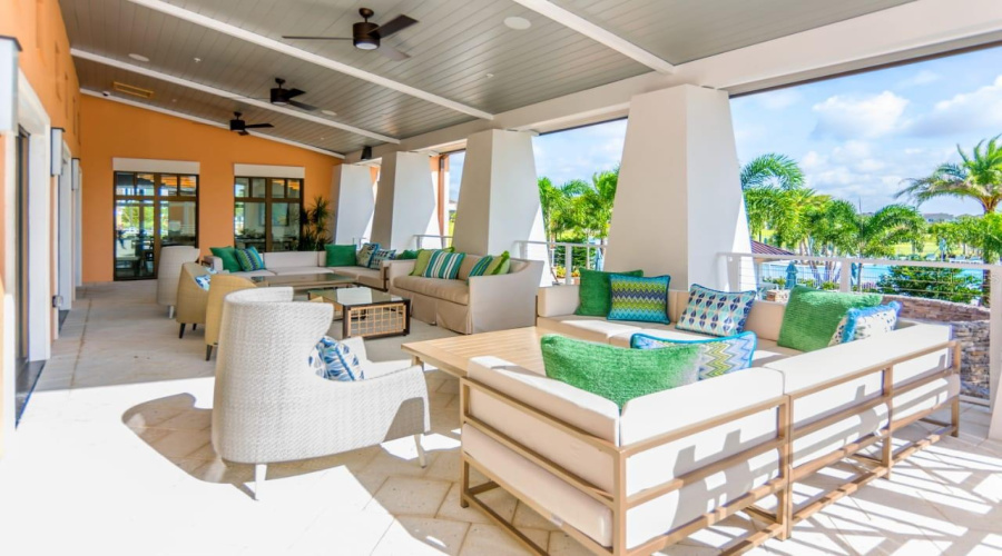 clubhouse resting area