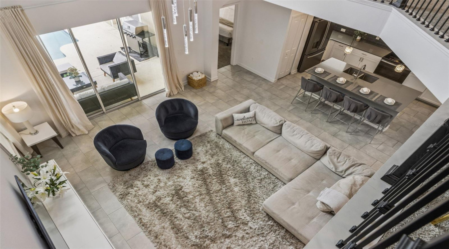 Second Floor View to the First Floor