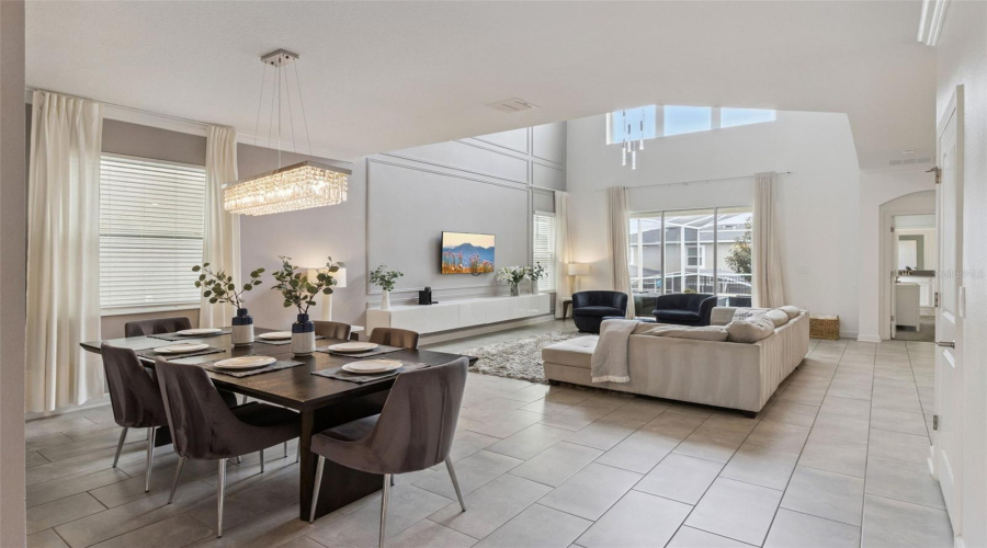 Open Concept Dining/Living Room