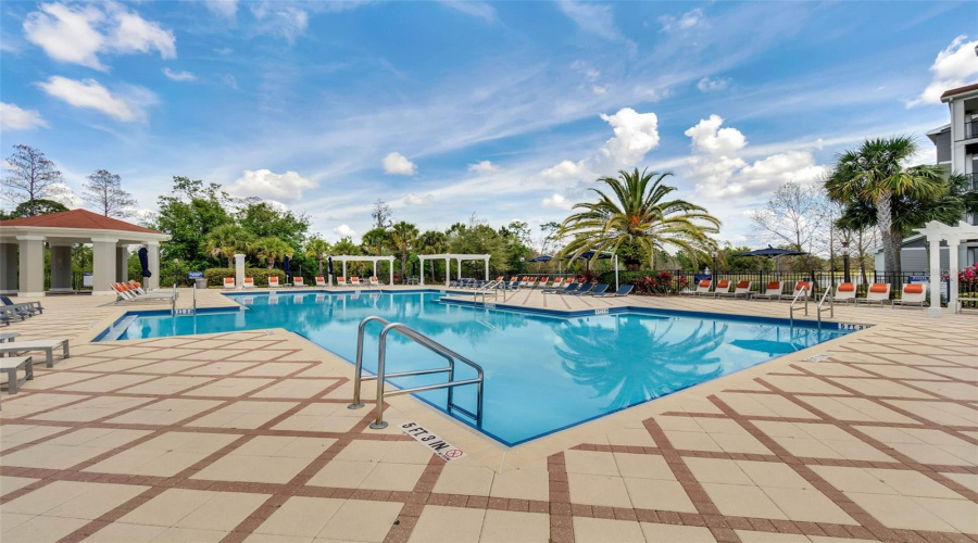 One of the multiple resort-style pools.