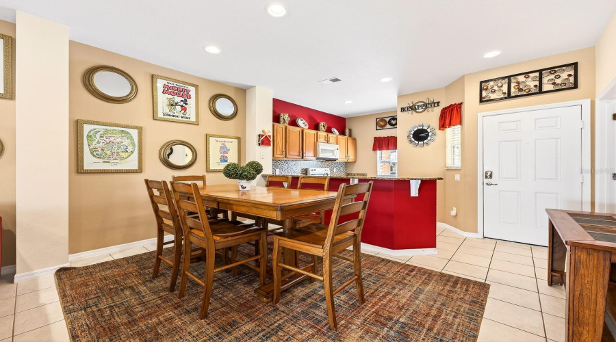 The Kitchen, Dining area, and Living Room blend effortlessly, creating an INVITING SPACE perfect for relaxing or entertaining.