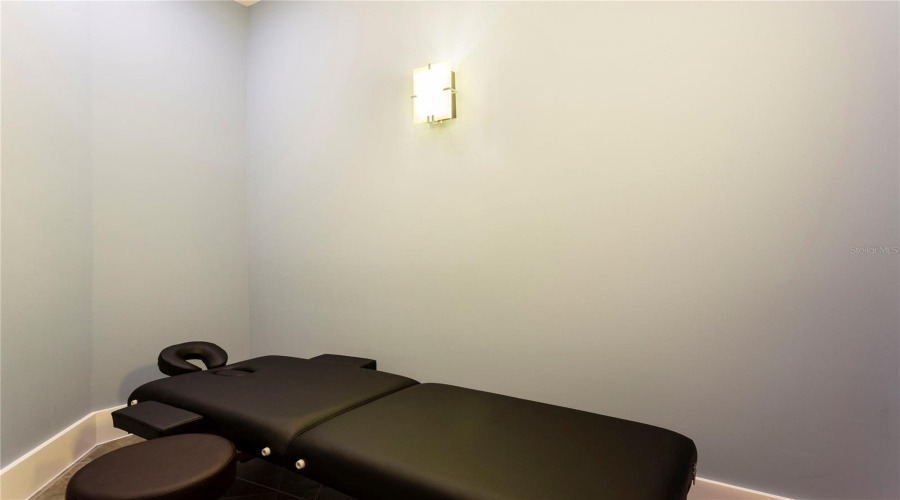 Massage Room In Finished Basement