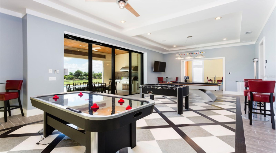 Second Floor Entertainment Area