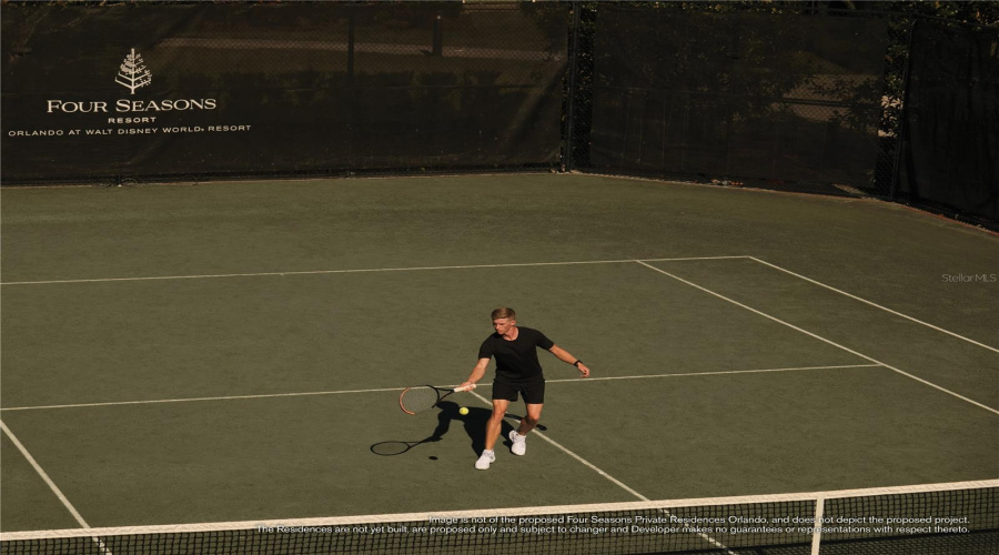 Four Seasons Resort Orlando Amenities: Enjoy a game with friends or family on one of the Har-Tru courts.