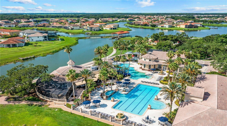 Amenity Center with Resort Style Pools.