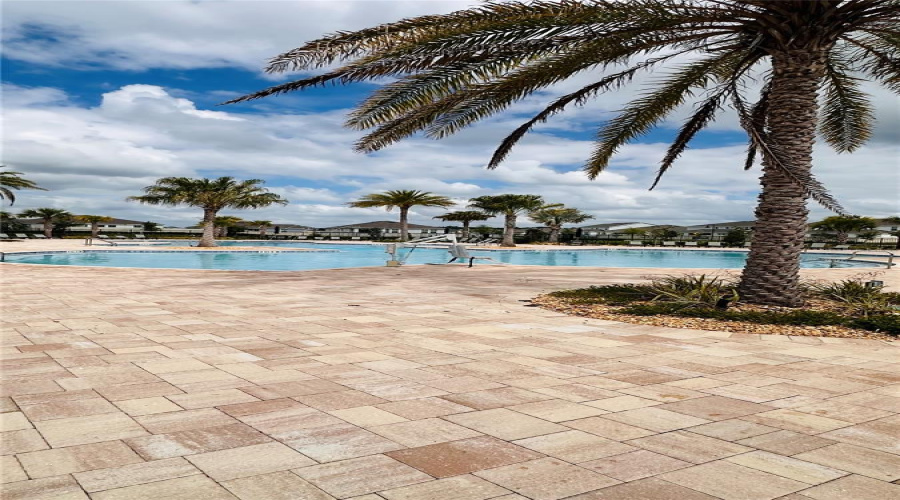 Resort style pool