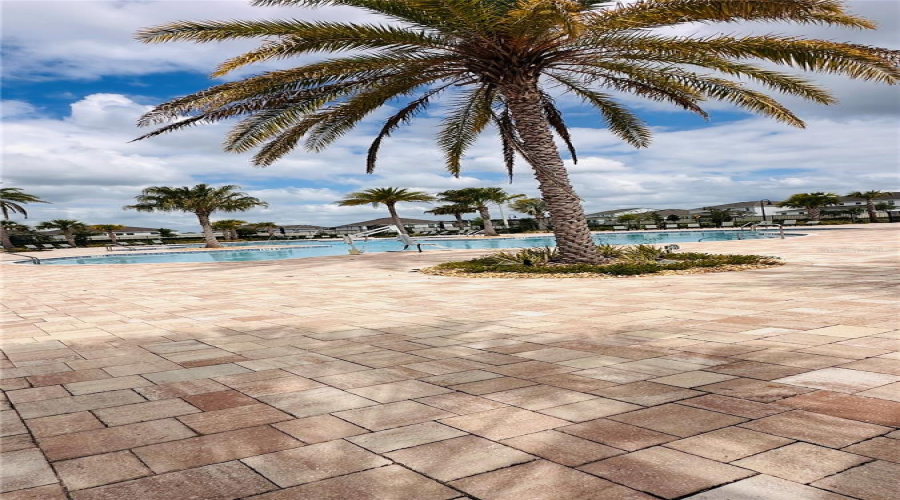 Resort style pool