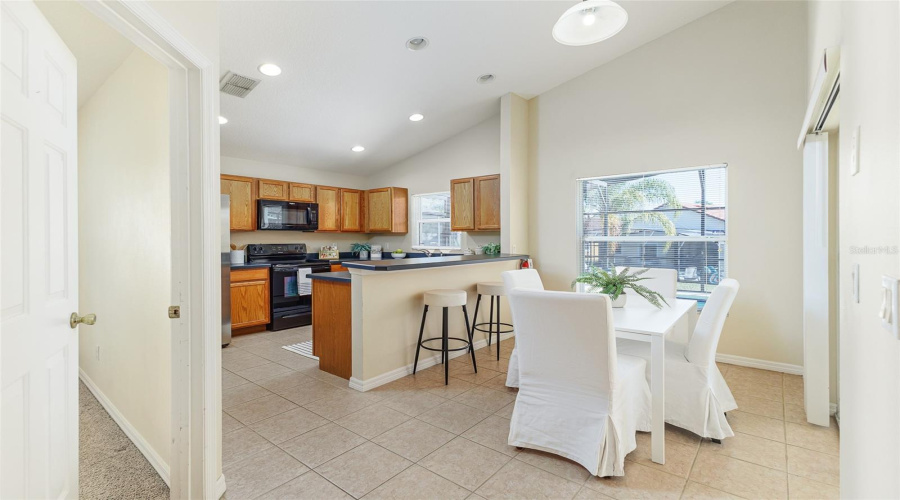 Dining Room Looking into Kitchen