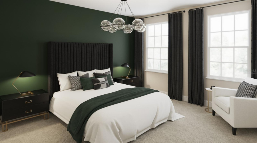 *virtually staged* Island Village Hatteras Primary Room