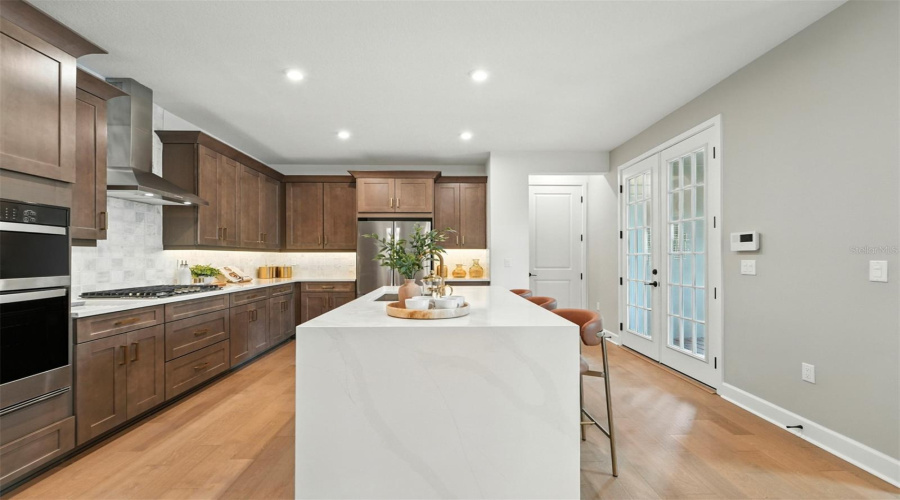 Anna Maria Model Kitchen and Patio Door