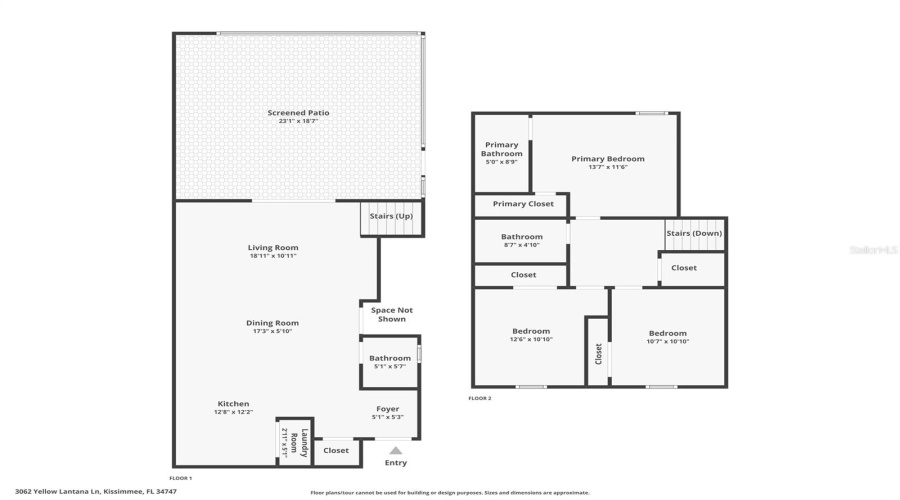 KISSIMMEE, Florida 34747, 3 Bedrooms Bedrooms, ,2 BathroomsBathrooms,Residential,For Sale,YELLOW LANTANA,0,MFRS5124920