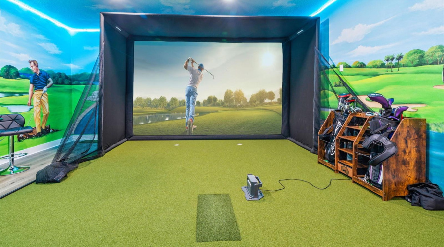 Golf Simulator Room