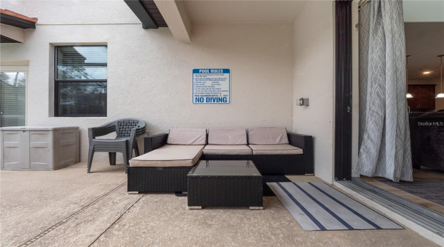 Covered Patio/Grill area