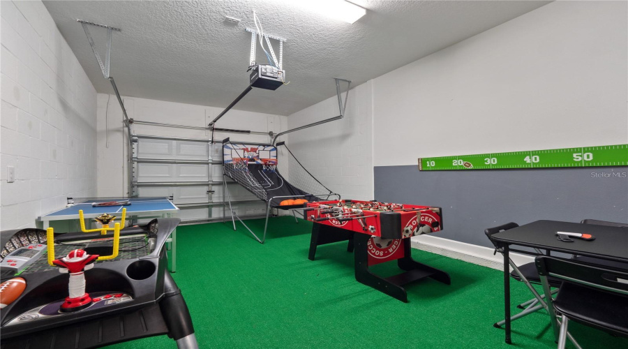 Converted Garage- Now Game Room