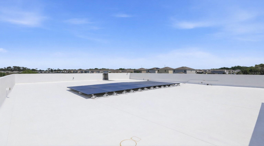 Flat Roof with Solar
