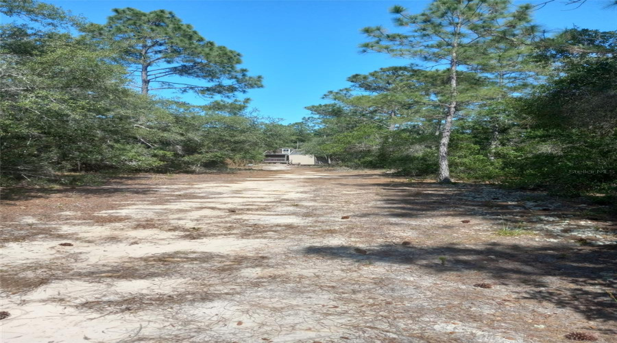 Road to second and third lots
