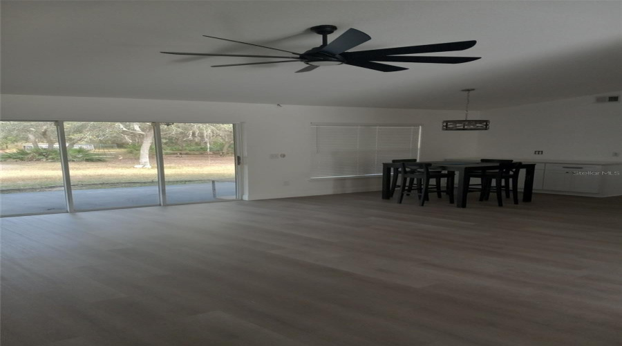 Family room and Breakfast nook with butler's pantry
