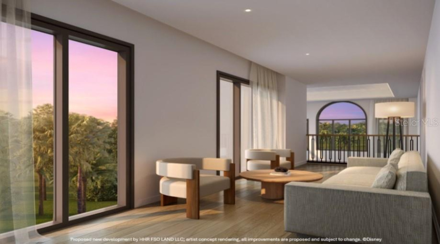 Artist Rendering. Second Floor Loft