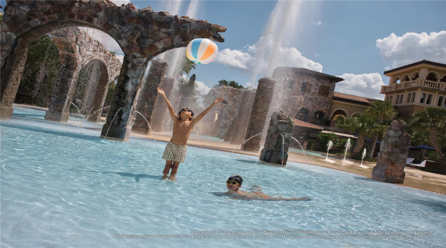 Four Seasons Resort Orlando Amenities: A Recreational Paradise. Four Seasons offers an elevated lifestyle through a remarkable selection of amenities. Splash around with the family at Explorer Island water park, or unwind beneath swaying palms at Oasis adult-only pool.