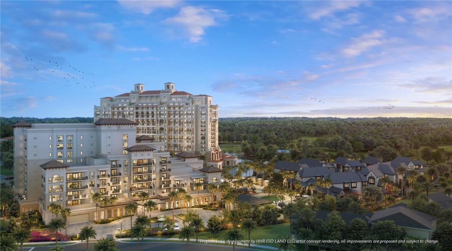 Florian Park Luxe Residences. Artist concept rendering, all improvements are proposed and subject to change. ©Disney
