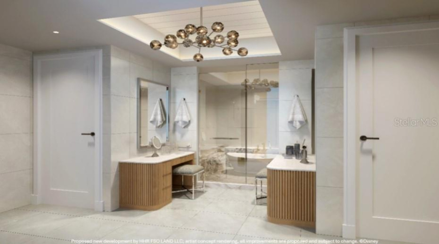 Artist Rendering. Primary Bath