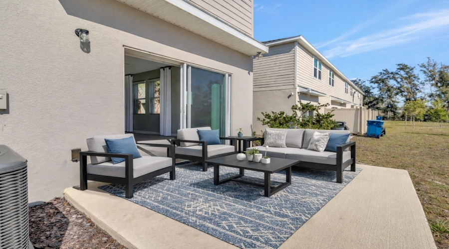 Back Patio Virtually Staged