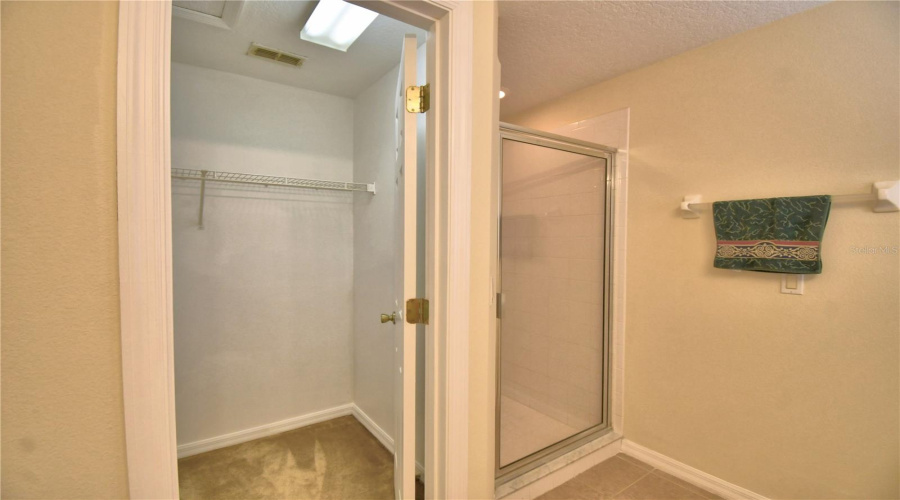 Laundry area in garage