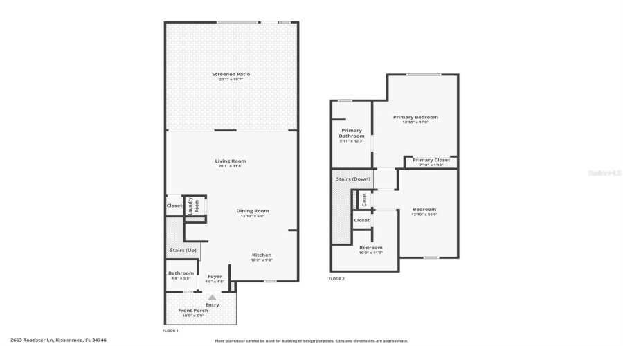 KISSIMMEE, Florida 34746, 2 Bedrooms Bedrooms, ,2 BathroomsBathrooms,Residential,For Sale,ROADSTER,0,MFRS5139999