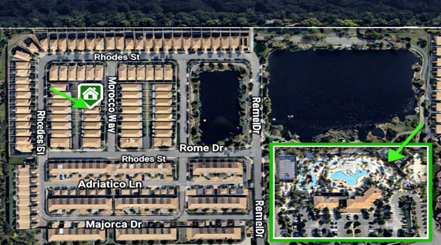 Very close to the Entertainment Complex and Walking Path