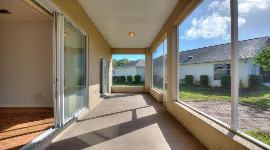 Lanai and patio