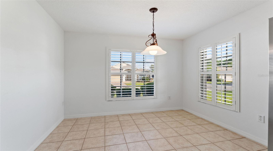 Dining area in kitchen