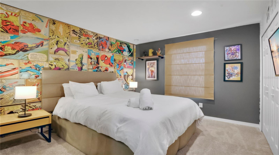 Spiderman themed bedroom