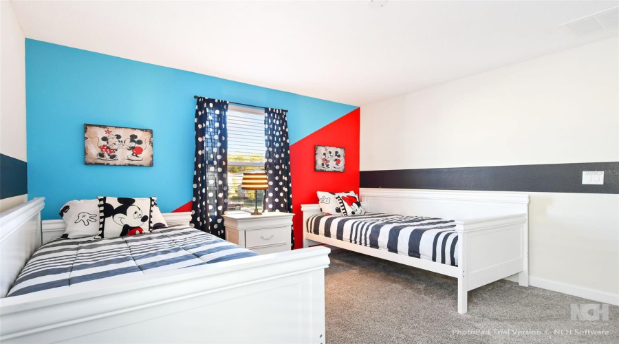 twin Mickey bedroom