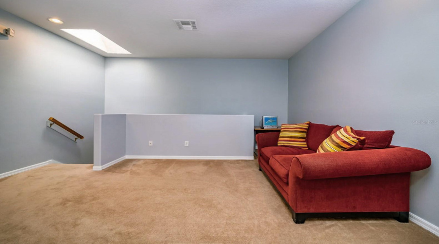 Loft at top of stairs