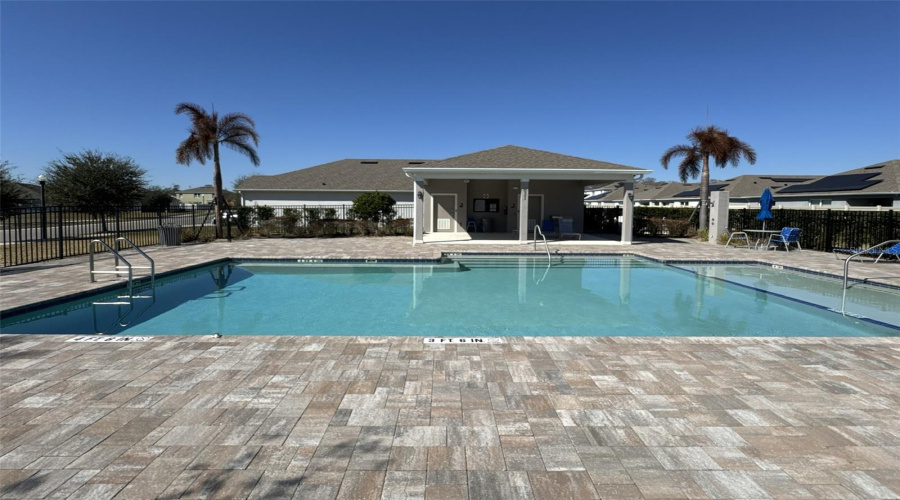 Community pool and club house