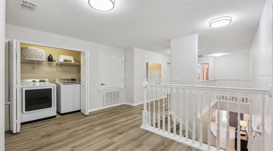 Upstairs laundry
