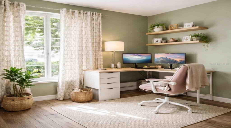 home office in addition to bedrooms