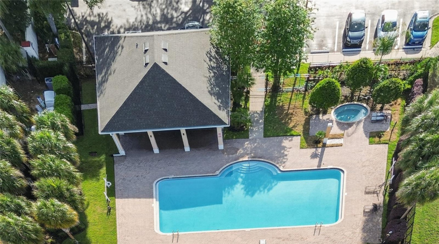 community pool and spa