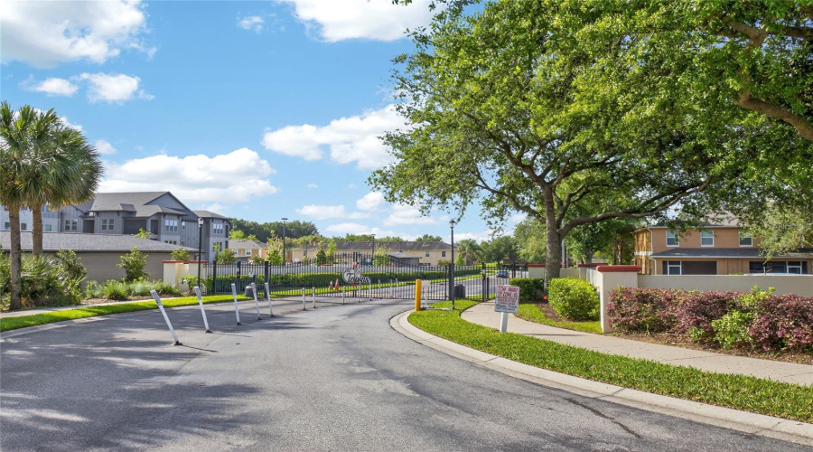 gated community entrance
