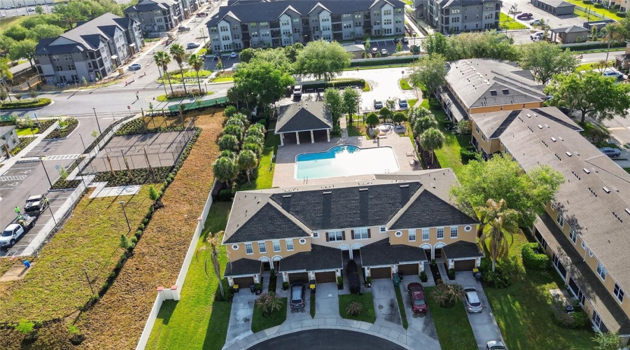 unit is right next to the pool