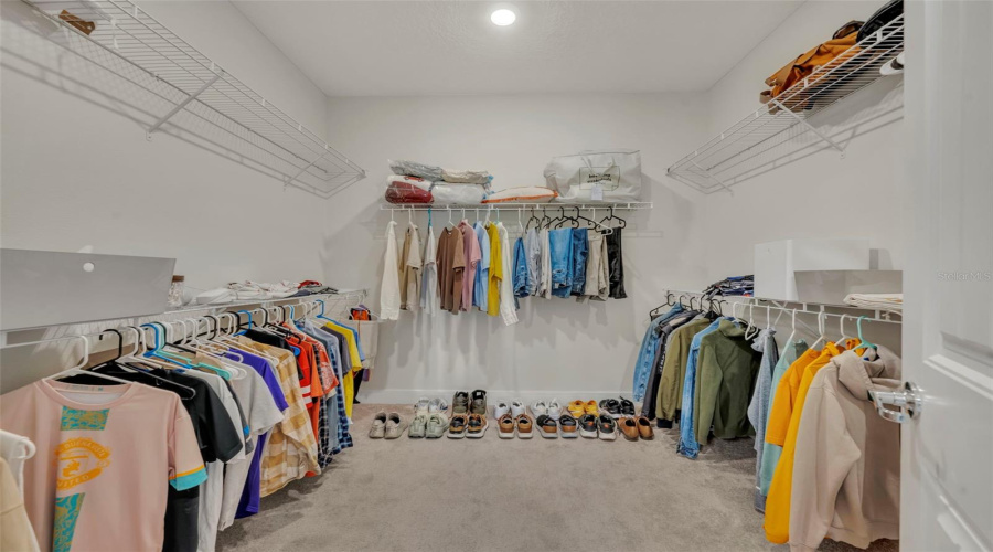 Oversized Primary Closet