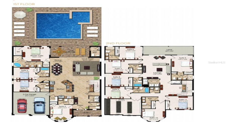 KISSIMMEE, Florida 34747, 11 Bedrooms Bedrooms, ,10 BathroomsBathrooms,Residential,For Sale,FALLS,0,MFRS5146843